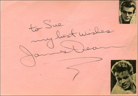 Lot #662 James Dean Signature - Image 1