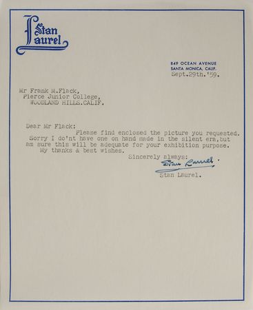 Lot #669 Stan Laurel Group Lot - Image 2