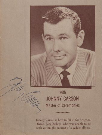 Lot #814 Rat Pack: The Rat Pack and Carson highlight the Frank Sinatra Spectacular - Image 3