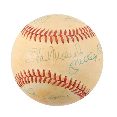 Lot #855 Baseball Hall of Famers Baseballs - Image 1