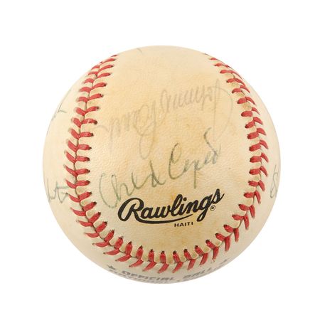 Lot #855 Baseball Hall of Famers Baseballs - Image 2