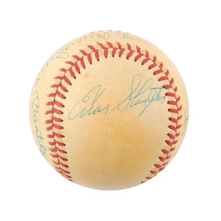 Lot #855 Baseball Hall of Famers Baseballs - Image 6
