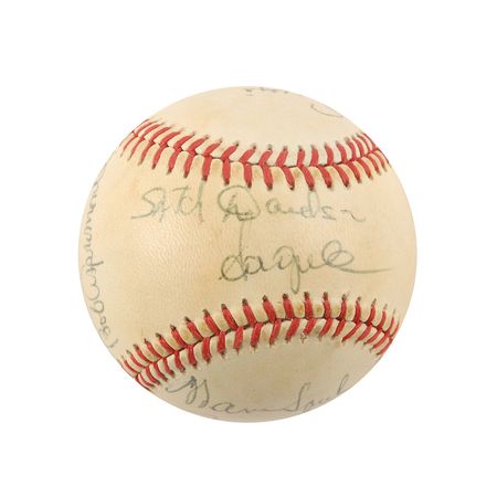 Lot #855 Baseball Hall of Famers Baseballs - Image 7