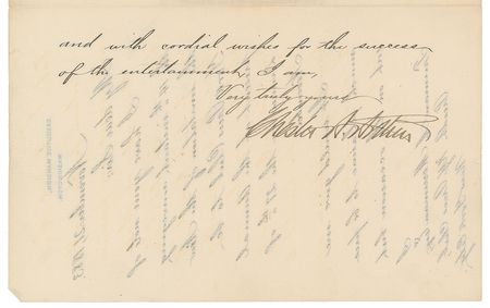 Lot #29 Chester A. Arthur Signed Letter - Image 3