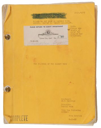 Lot #660 Marlon Brando: Brando?s script for The Teahouse of the August Moon - Image 1