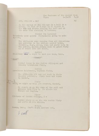 Lot #660 Marlon Brando: Brando?s script for The Teahouse of the August Moon - Image 3