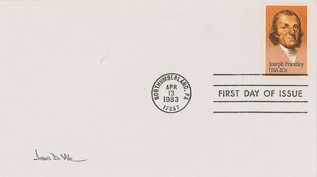 Lot #222 DNA: Watson and Crick First Day Cover - Image 1