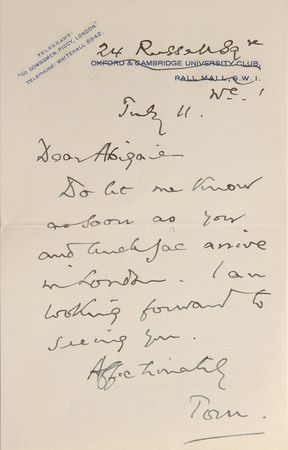 Lot #413 T. S. Eliot: ?Tom? Eliot?s family correspondence - Image 2