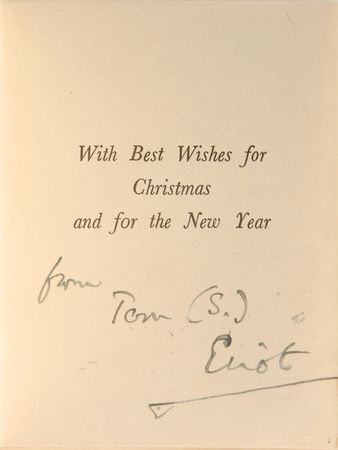 Lot #413 T. S. Eliot: ?Tom? Eliot?s family correspondence - Image 3