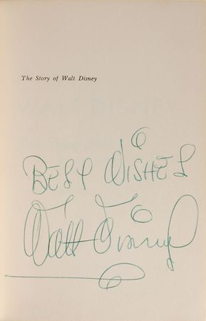 Lot #406 Walt Disney Book - Image 1