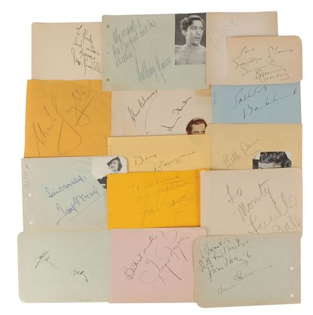 Lot #767 Hollywood and Beyond: Massive Hollywood collection highlighted by Tracy, Lorre, and Laughton - Image 1