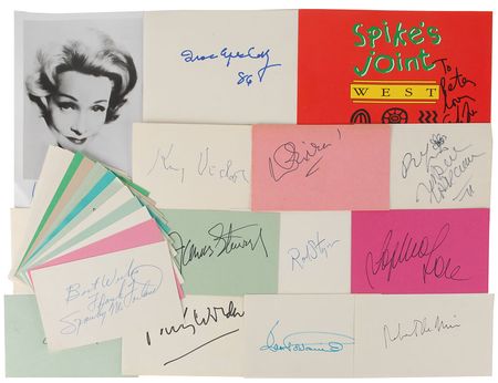 Lot #767 Hollywood and Beyond: Massive Hollywood collection highlighted by Tracy, Lorre, and Laughton - Image 2