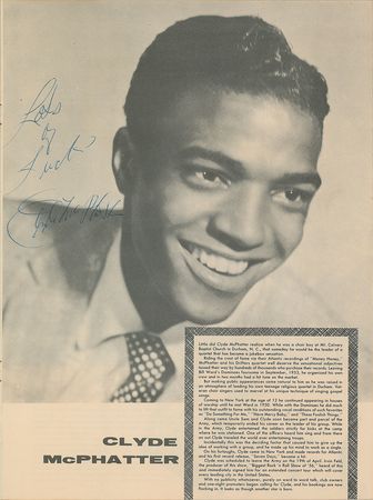 Lot #567 Clyde McPhatter - Image 1