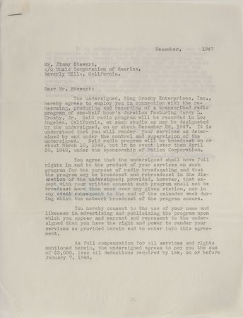 Lot #826 James Stewart - Image 1