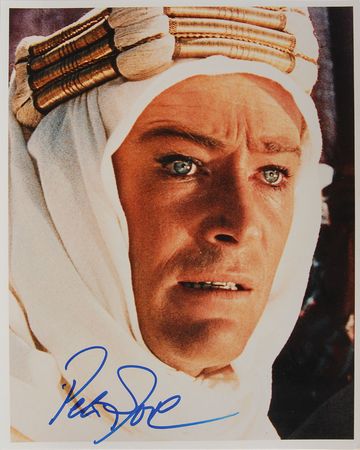 Lot #799 Peter O?Toole Signed Photograph and Program - Image 1