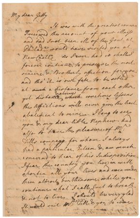 Lot #136 Pennsylvania: George Ross: A brotherly dispatch from the scarce Keystone State signer - Image 1