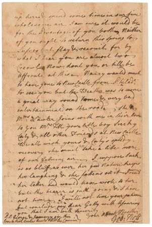 Lot #136 Pennsylvania: George Ross: A brotherly dispatch from the scarce Keystone State signer - Image 2