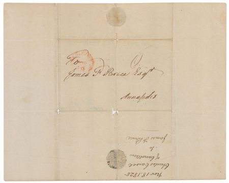 Lot #145 Maryland: Charles Carroll of Carrollton Handwritten Letter Signed - Image 3