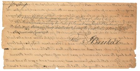 Lot #149 Virginia: Richard Henry Lee: Lee?s approval of an apple orchard and tobacco house - Image 2
