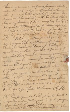 Lot #157 South Carolina: Arthur Middleton: Lengthy 1782 autograph letter by the exceedingly rare Arthur Middleton - Image 3