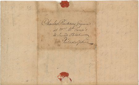 Lot #157 South Carolina: Arthur Middleton: Lengthy 1782 autograph letter by the exceedingly rare Arthur Middleton - Image 4