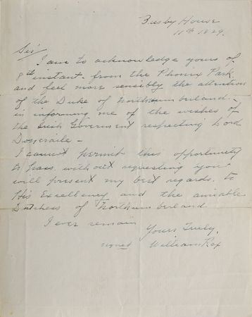 Lot #236 King William IV Handwritten Letter Signed - Image 2