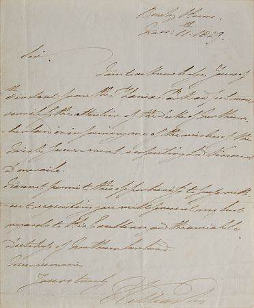 Lot #236 King William IV Handwritten Letter Signed - Image 1