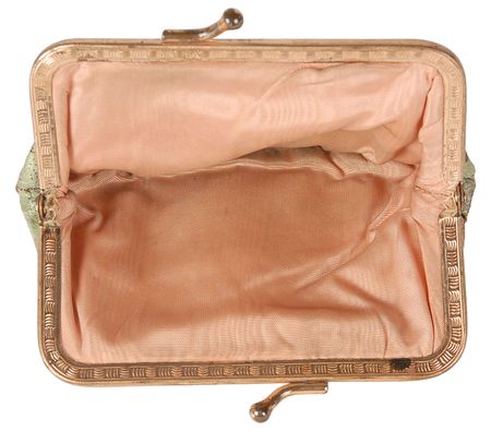 Lot #247 Queen Victoria: Elegant coin purse created with the Queen’s dress - Image 2