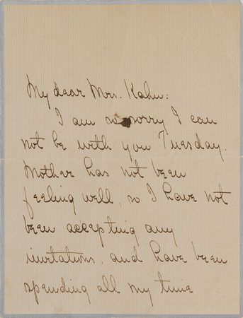 Lot #806 Mary Pickford Handwritten Letter Signed - Image 1