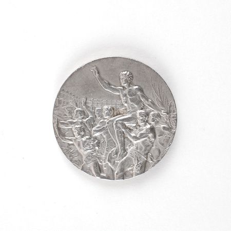 Lot #9078 London 1948 Summer Olympics Silver Winner?s Medal - Image 2