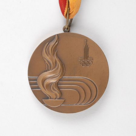 Lot #9123 Moscow 1980 Summer Olympics Bronze Winner?s Medal - Image 2