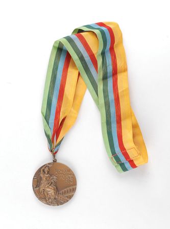 Lot #9123 Moscow 1980 Summer Olympics Bronze Winner?s Medal - Image 3