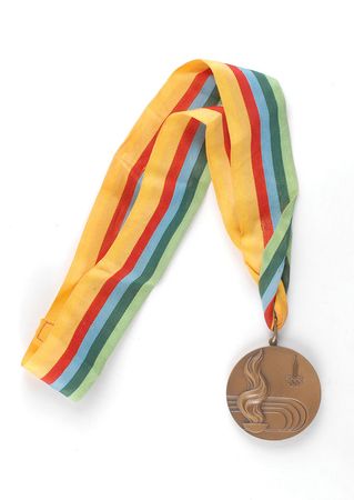 Lot #9123 Moscow 1980 Summer Olympics Bronze Winner?s Medal - Image 4