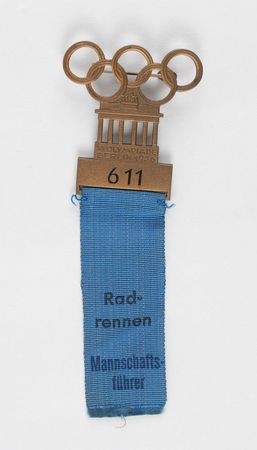 Lot #9065  Berlin 1936 Summer Olympics ?Radrennen? Cycling Badge - Image 1