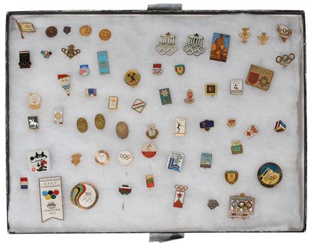 Lot #9176 Olympic Summer and Winter Pin Collection