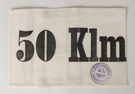 Lot #9059 Garmisch 1936 Winter Olympics Official?s Armband - Image 1