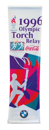 Lot #9154 Atlanta 1996 Summer Olympics Set of (3) Banners - Image 2