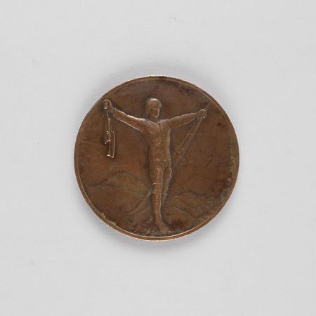 Lot #9034 Chamonix 1924 Winter Olympics Third