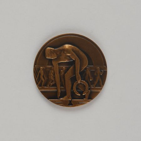 Lot #9077 London 1948 Summer Olympics ‘Trial’ Participation Medal - Image 2