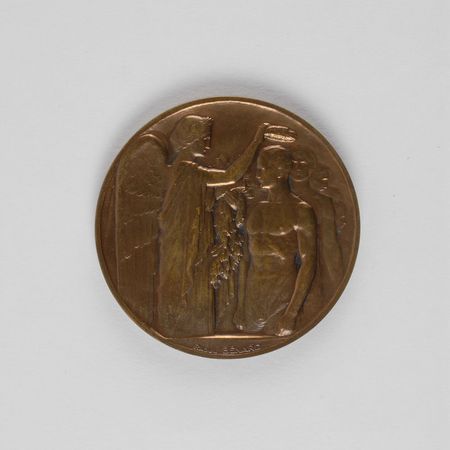 Lot #9036 Paris 1924 Summer Olympics Bronze Participation Medal - Image 2