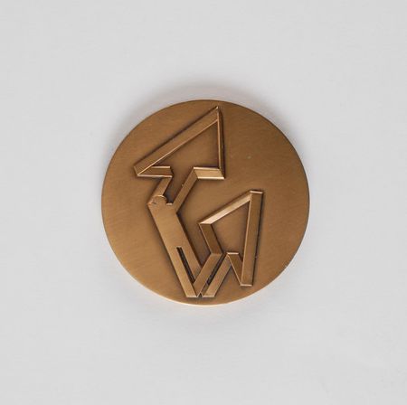 Lot #9113 Sapporo 1972 Winter Olympics Bronze Participation Medal - Image 2