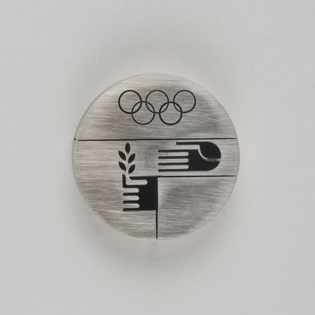 Lot #9114 Munich 1972 Summer Olympics Steel Participation Medal - Image 2