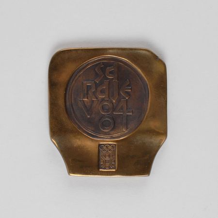 Lot #9131 Sarajevo 1984 Winter Olympics Bronze Participation Medal - Image 1