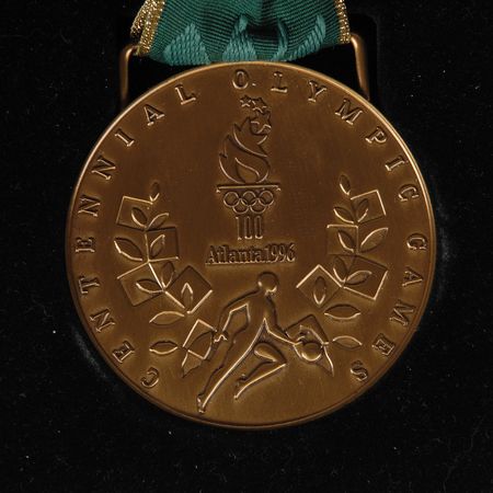Lot #9151 Atlanta 1996 Summer Olympics Set of Gold, Silver, and Bronze Winner’s Medals - Image 10
