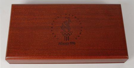 Lot #9151 Atlanta 1996 Summer Olympics Set of Gold, Silver, and Bronze Winner’s Medals - Image 12