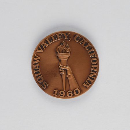 Lot #9094 Squaw Valley 1960 Winter Olympics Participation Medal - Image 1