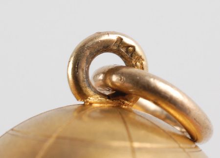 Lot #9042 Amsterdam 1928 Summer Olympics 14K Gold Charm - Image 3