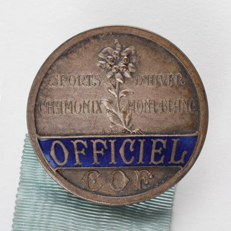 Lot #9035  Chamonix 1924 Winter Olympics Official?s Badge - Image 3