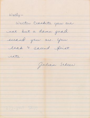 Lot #314 Wally Schirra  - Image 2