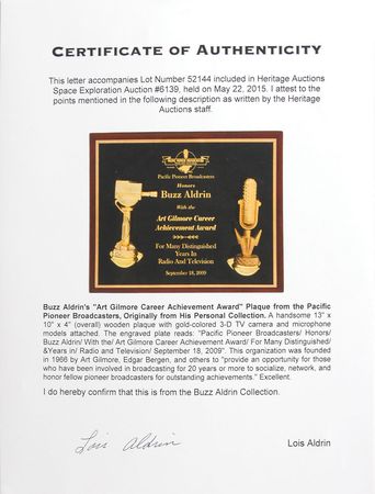 Lot #339 Buzz Aldrin - Image 3
